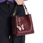 Gucci Schlüsselanhänger Damen Butterfly Shaped Keychain Rosa Multicolor 837346JAAJZ8159