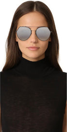 FENDI Damen FF 0194/S GO 807 55 Sonnenbrille, Schwarz (Black/Grey)