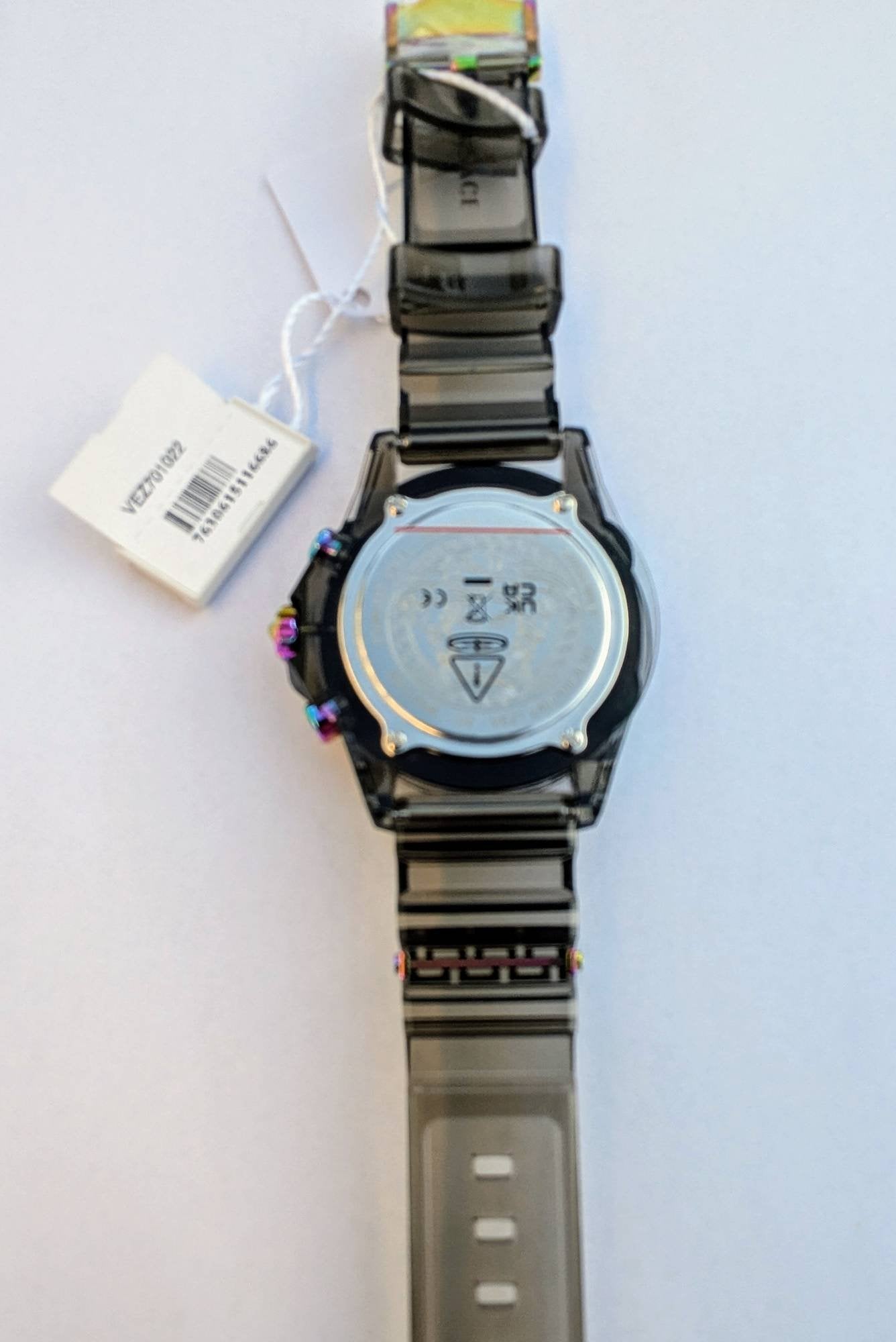 Versace Armbanduhr Sport CHRONO ACTIVE - 44MM - VEZ7-BLACK TRANSPARENT POLYCARBONATE VEZ701022