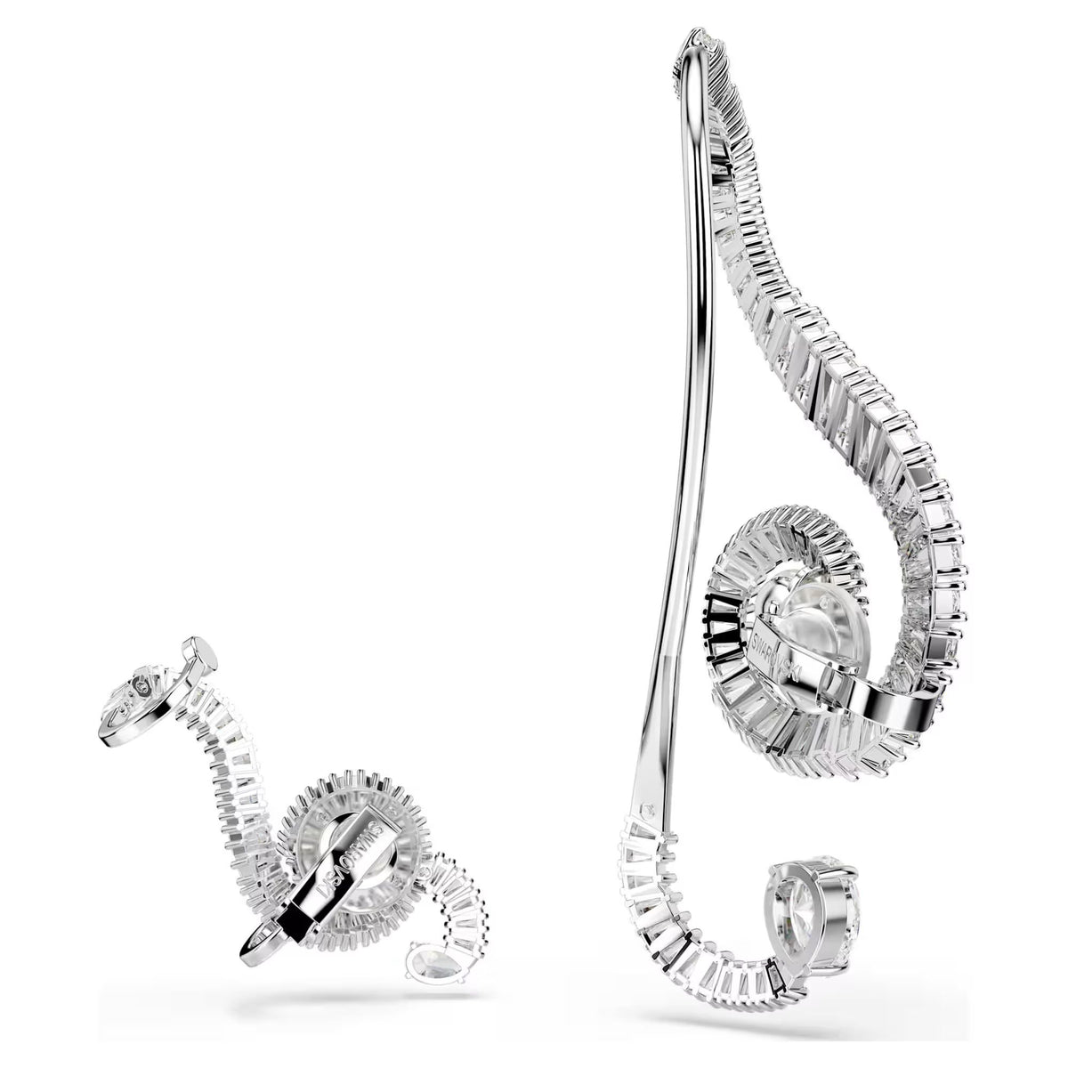 Swarovski Unisex Ariana Grande x Swarovski Ohrclips Music Note Weiß Rhodiniert 5720866