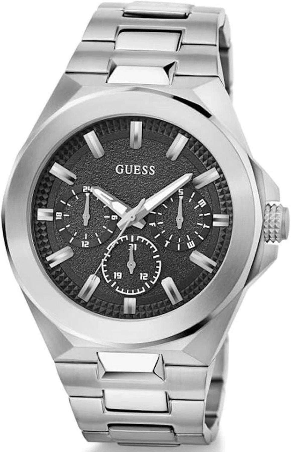 Guess Armbanduhr Herren Multifunktion  Silber GW0798G1