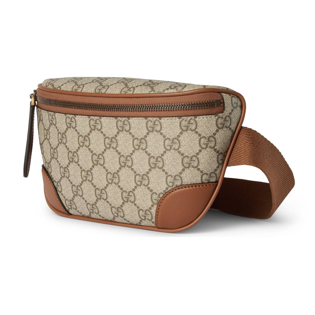 Gucci Gürteltasche Unisex GG Emblem Small Belt Bag Beige Braun 821165 FAEEC 9786