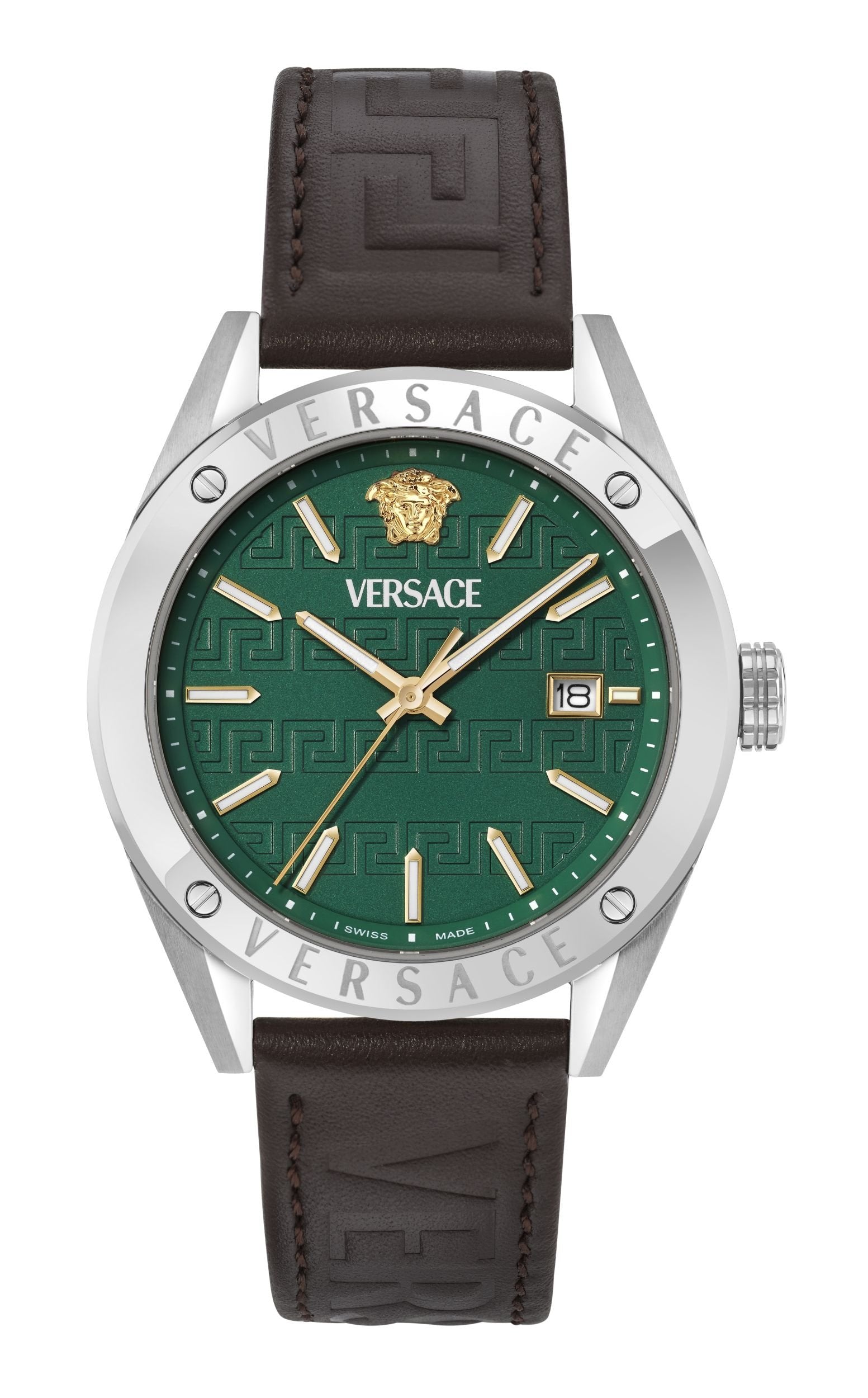 Versace Armbanduhr Herren Vekha Athletics Grün Braun VEKHA0125