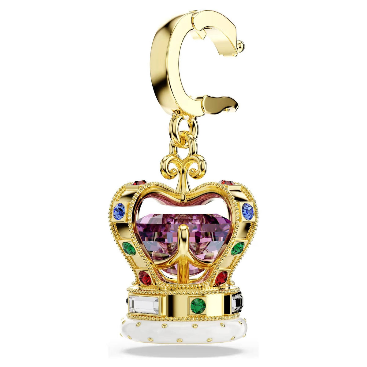 Swarovski Charm Unisex Minions Crown Charm Mehrfarbig Goldlegierungsschicht 5753019