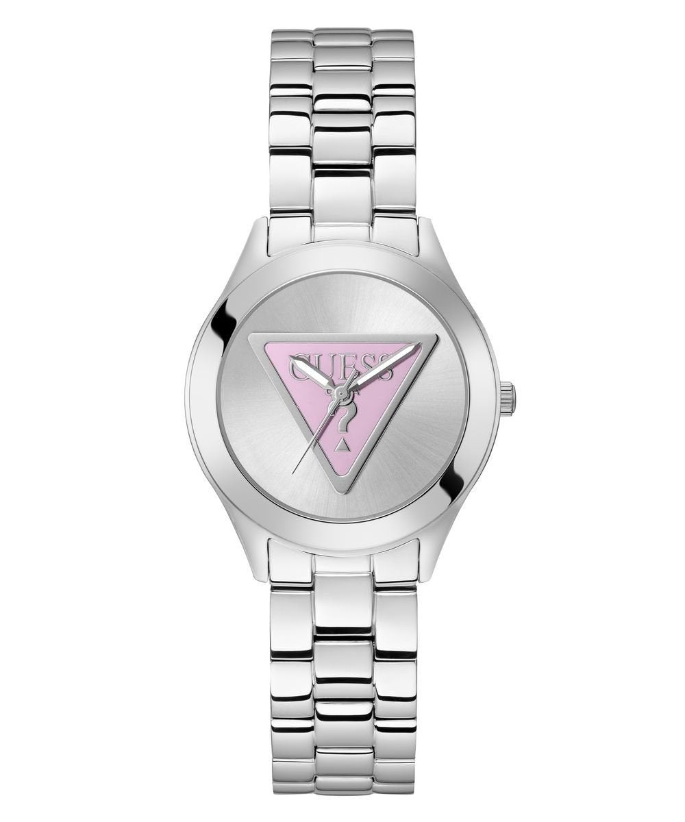 Guess Damen  Armbanduhr  TRI PLAQUE silber 34 mm GW0675L1