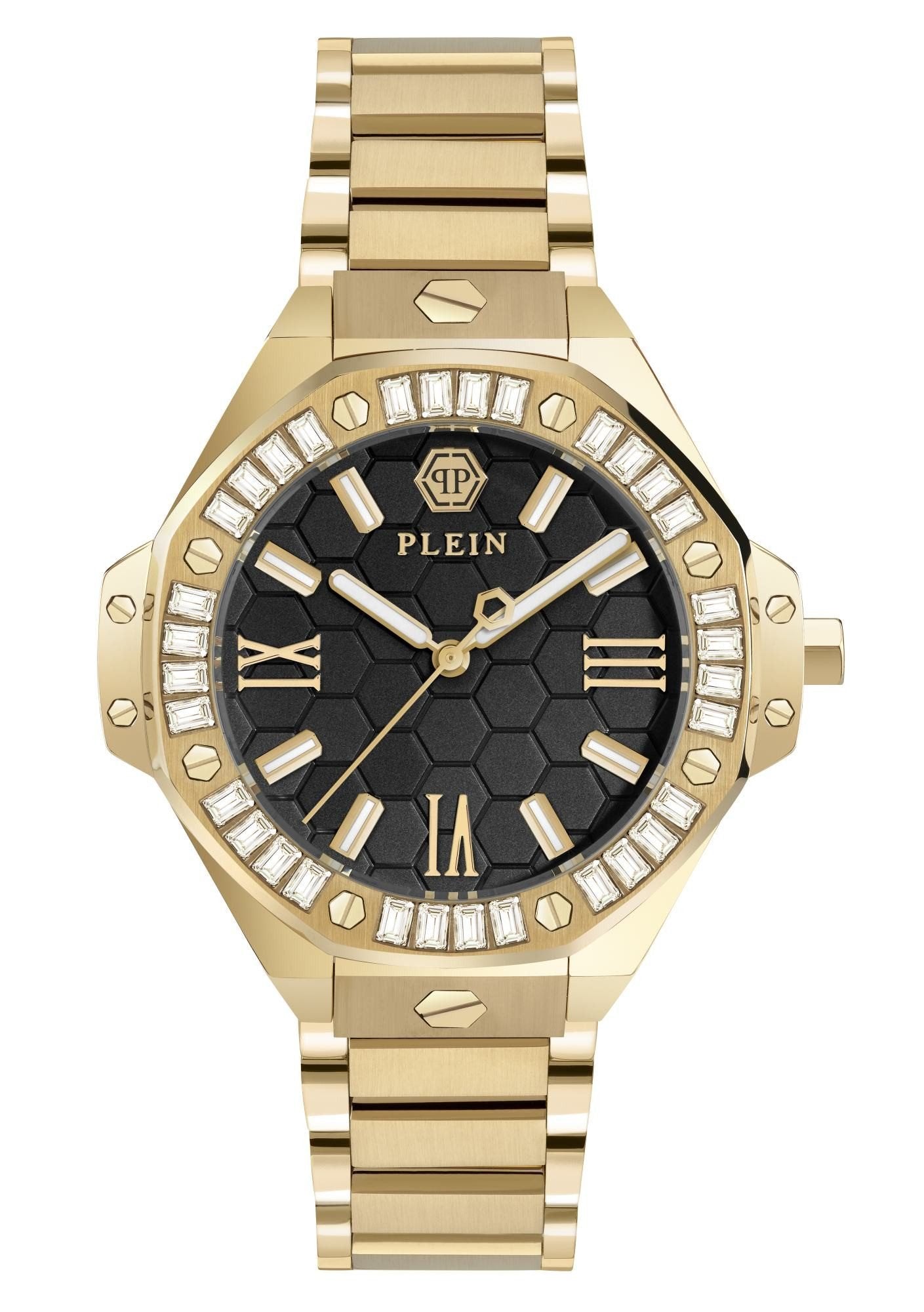 Philipp Plein Uhr Damen Plein Lady Royal PWBDA0824 Gold / Schwarz