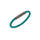 ASTON MARTIN Armband Herren AML THRILL Lederband Edelstahl Grün/IP Gun MJRIF5BU2