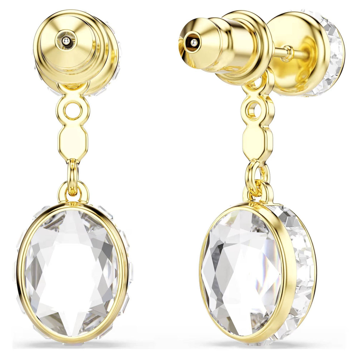 Swarovski Ohrringe Damen Chroma Drop Verschiedene Schliffe Mehrfarbig Goldfarben 5738478