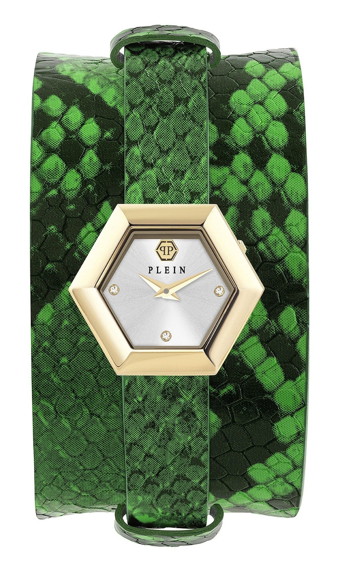 Philipp Plein Damen Armbanduhr LA JUNGLE DE PLEIN Leder PW6FA0225