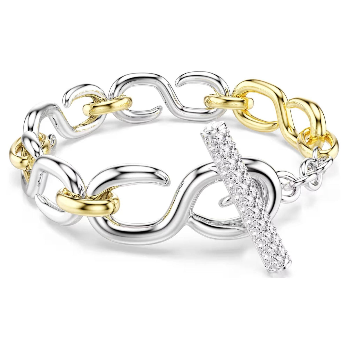 Swarovski Armband Unisex DexteraRundschliff T Verschluss Weiss M 5741797