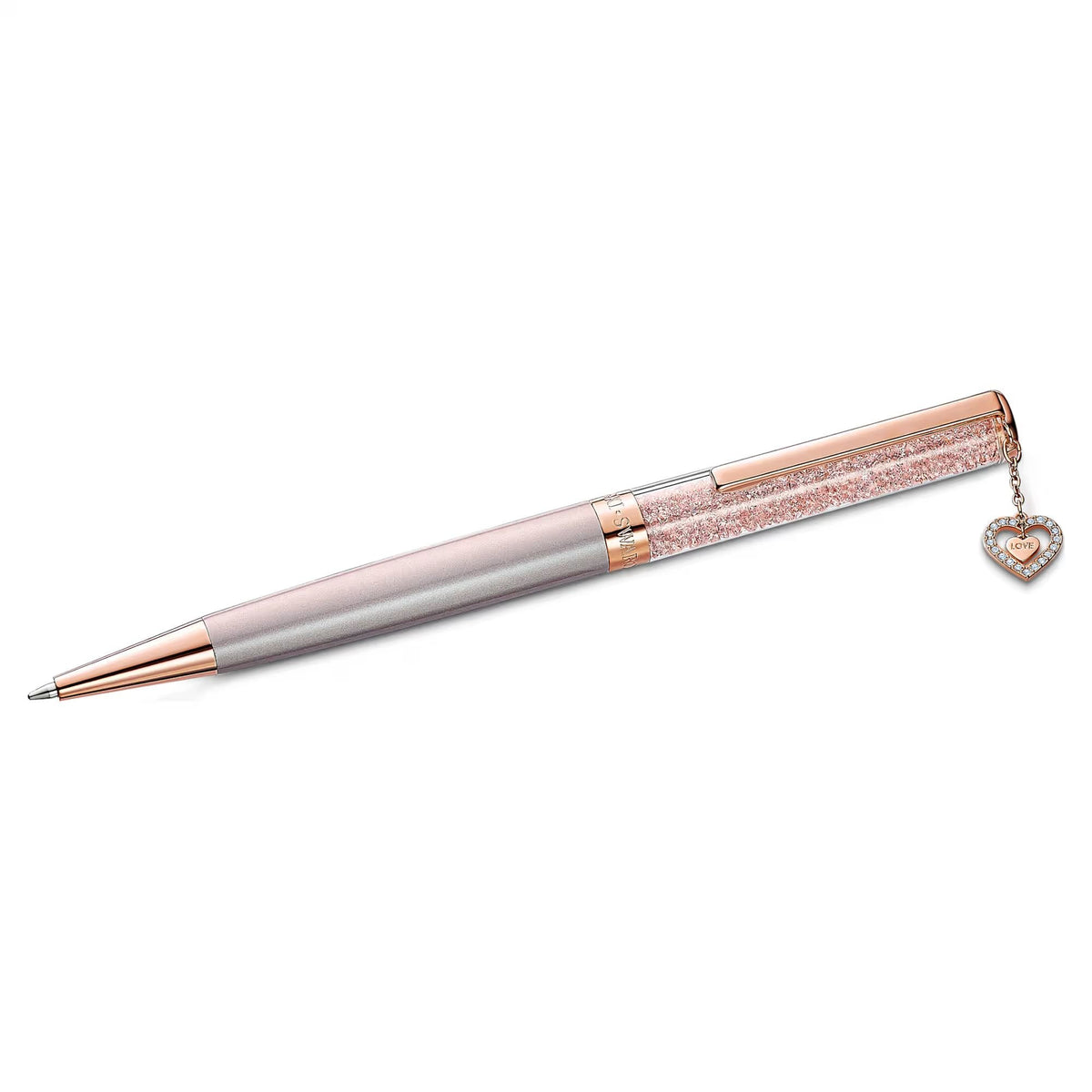 SWAROVSKI Kugelschreiber für Damen Roséfarben Herz CRYSTALLINE  5527536