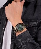 Guess Herren Armbanduhr  44  mm Armband Edelstahl GW0574G2