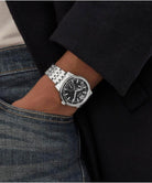 Guess Multi-Funktions-Armbanduhr Herren Emerson Silber GW0976G1