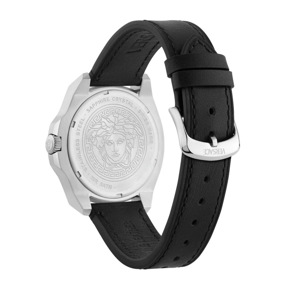 Versace Uhr Herren Schwarz/Silber VEKKA0125