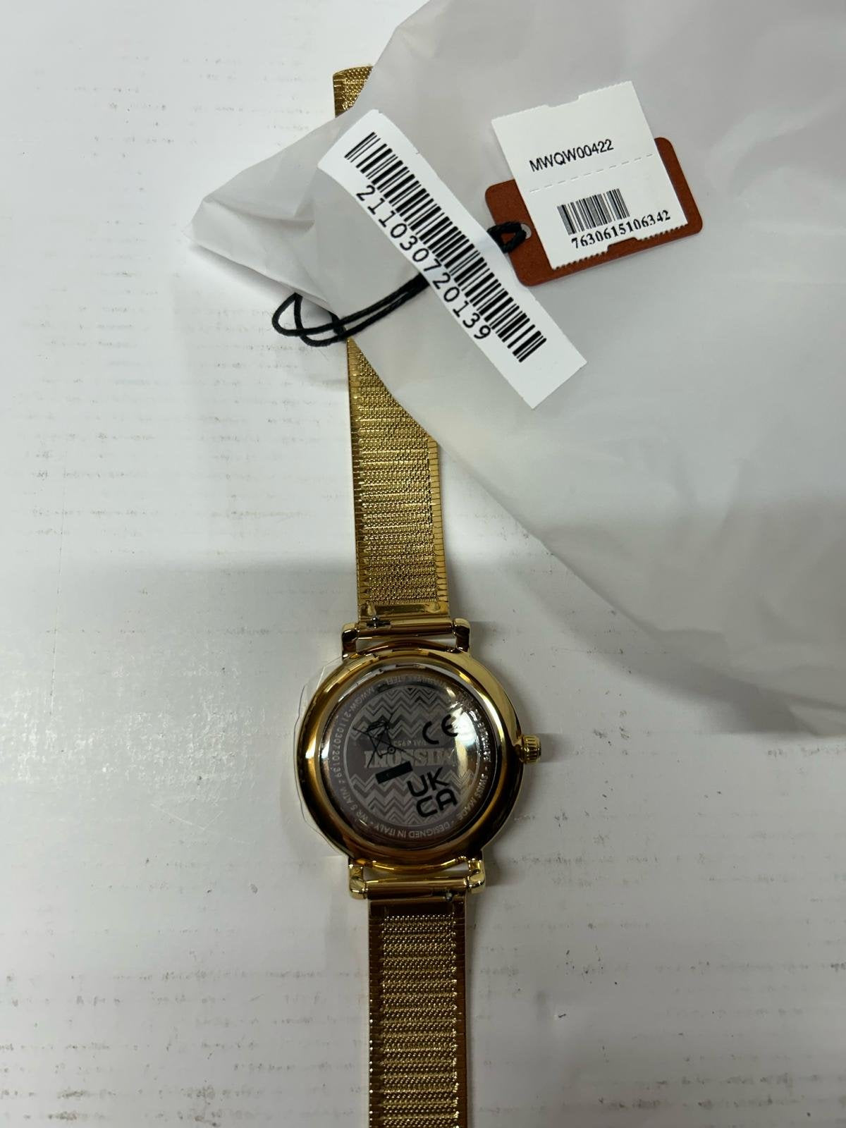 Missoni Damen Armbanduhr Lettering