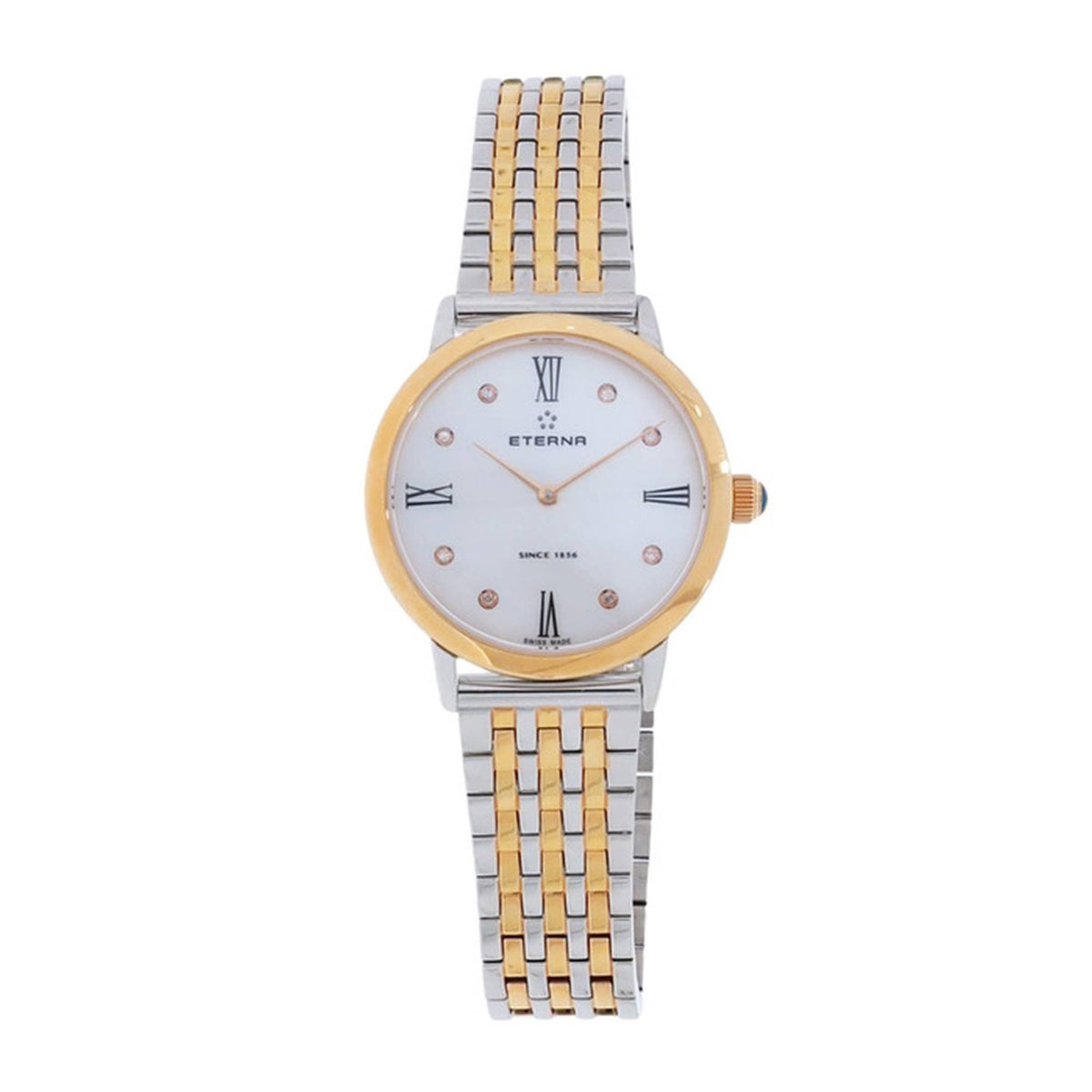Eterna Armbanduhr Damen Quartz 32mm Silber Gold 2720.53.69.1739