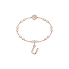 Swarovski Charm Damen Remix Collection Buchstabe U Roségold 5437608