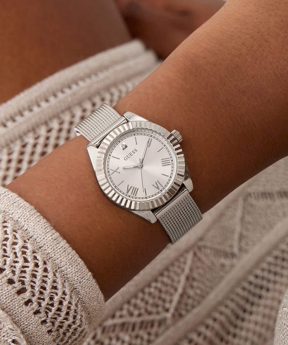 Guess Damen Armbanduhr silber GD MINI LUNA GW0842L1