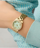 Guess Armbanduhr Damen Mini Luna Analog Gold GW0841L5