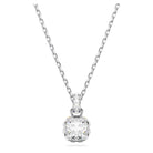 Swarovski Kette mit Anhänger Birthstone April Kissenschliff Weiß 5651704