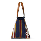 Gucci Tasche Unisex Embroidered Medium Canvas Tote Bag Blau Beige Rot Gelb 818771FAEF88796