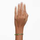 SWAROVSKI Damen Armband Grün GEMA 5652822