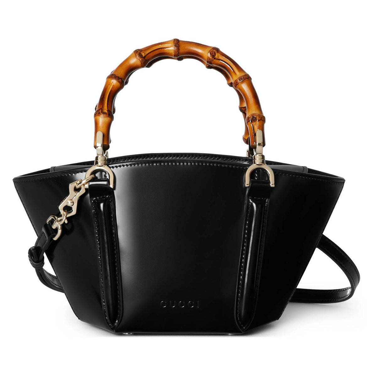 Gucci Handtasche Damen Bamboo Basket Schwarz 805832 AADVW 1000