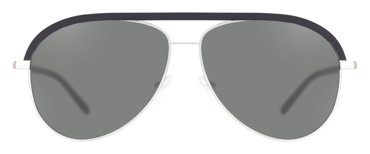 Liebeskind Damen Sonnenbrille schwarz-Matt/ Silber 57-12-145 10258-00620