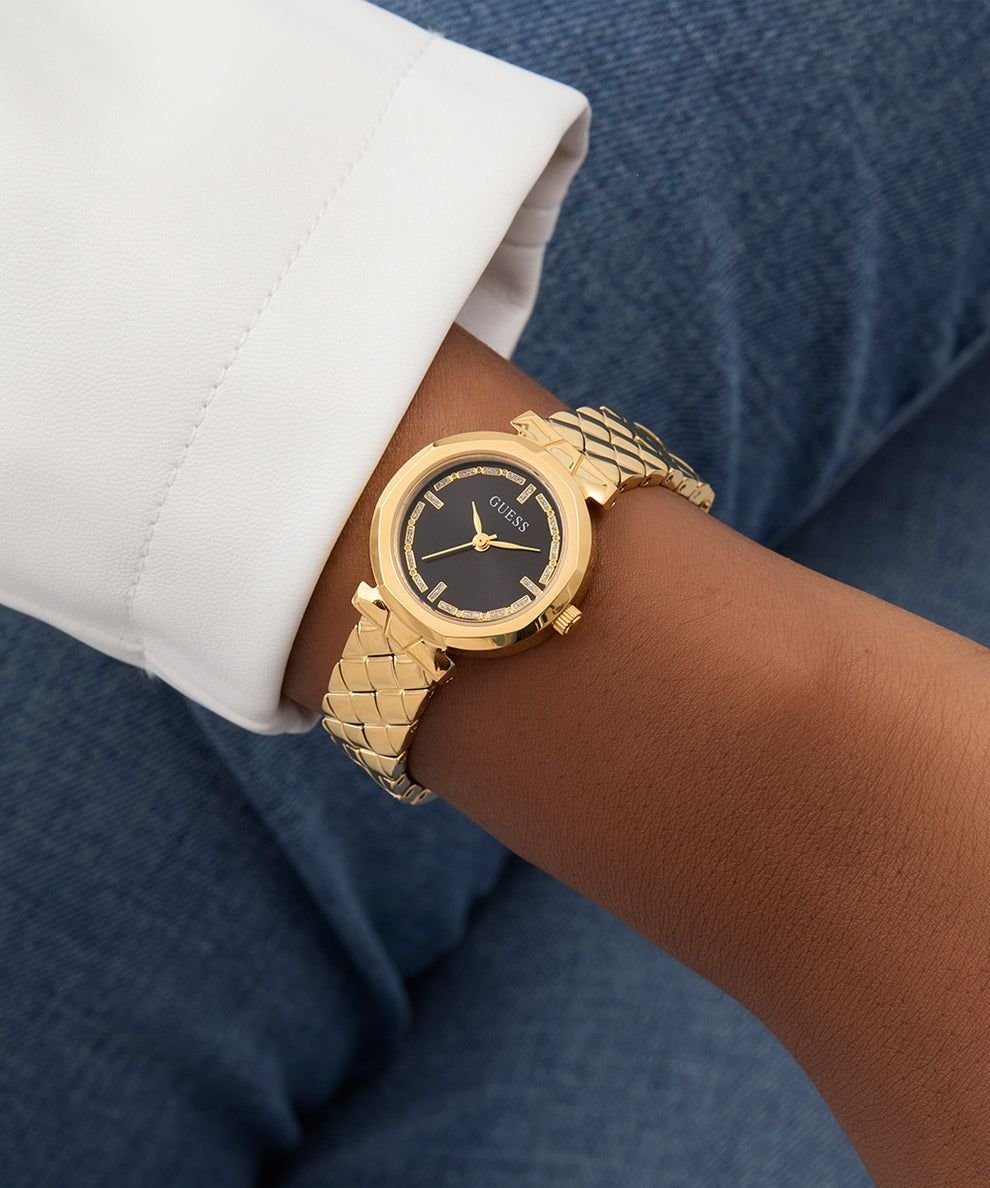 Guess Damen Armbanduhr gold GB MINI RUMOUR GW0839L2