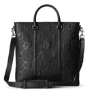 Gucci Tote Bag Herren Medium Jumbo GG Tote Bag Schwarz 792265AABY01000