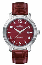 Grovana Armbanduhr Herren St Andrews Fairway Silber Rot 1703.2530