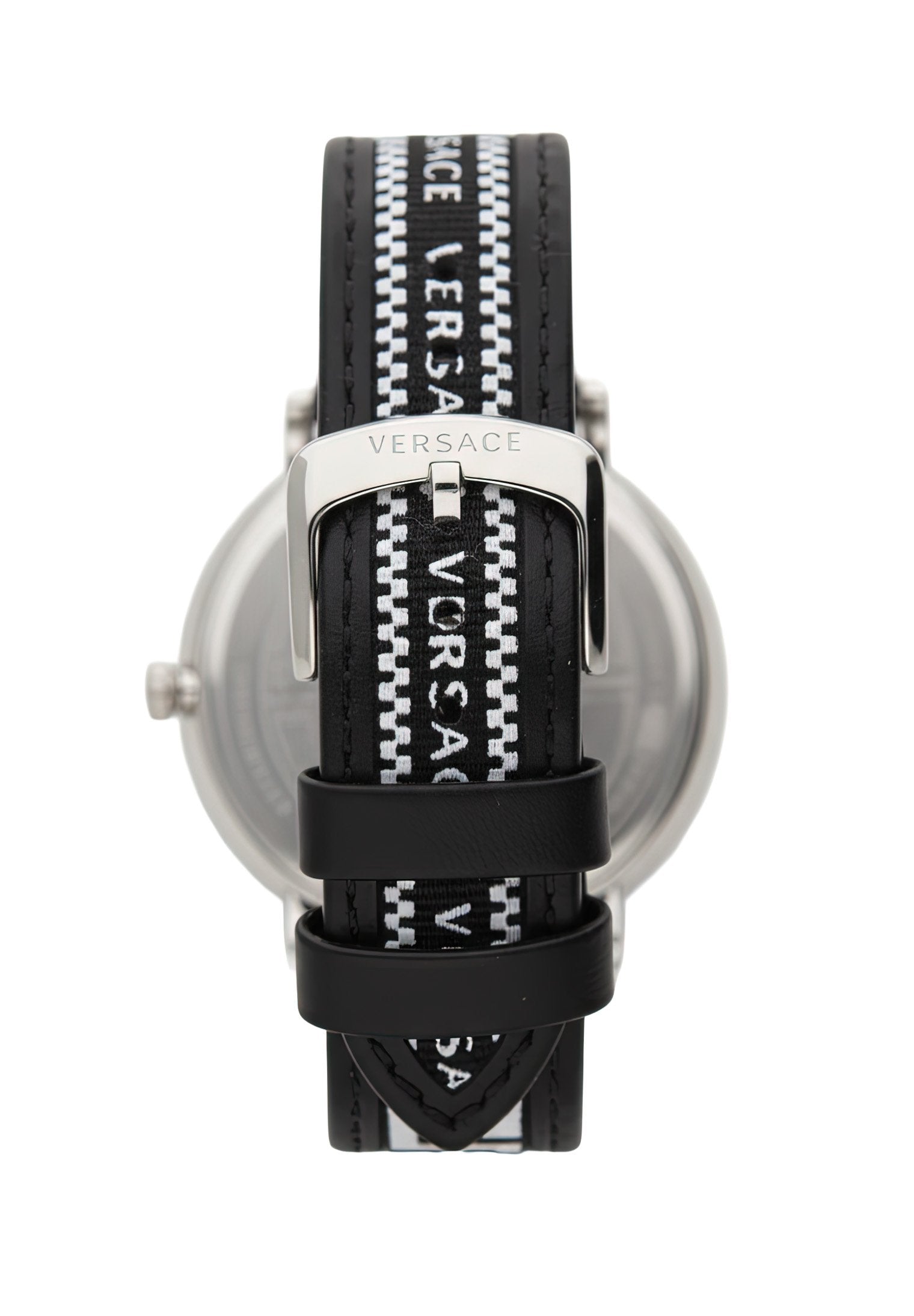 Versace Armbanduhr Herren V‑CIRCLE VE5A01021 Silber/Schwarz VE5A01021