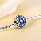 PANDORA Charm - Himmelsmosaik Pavé Kugel, 791261NSBMX