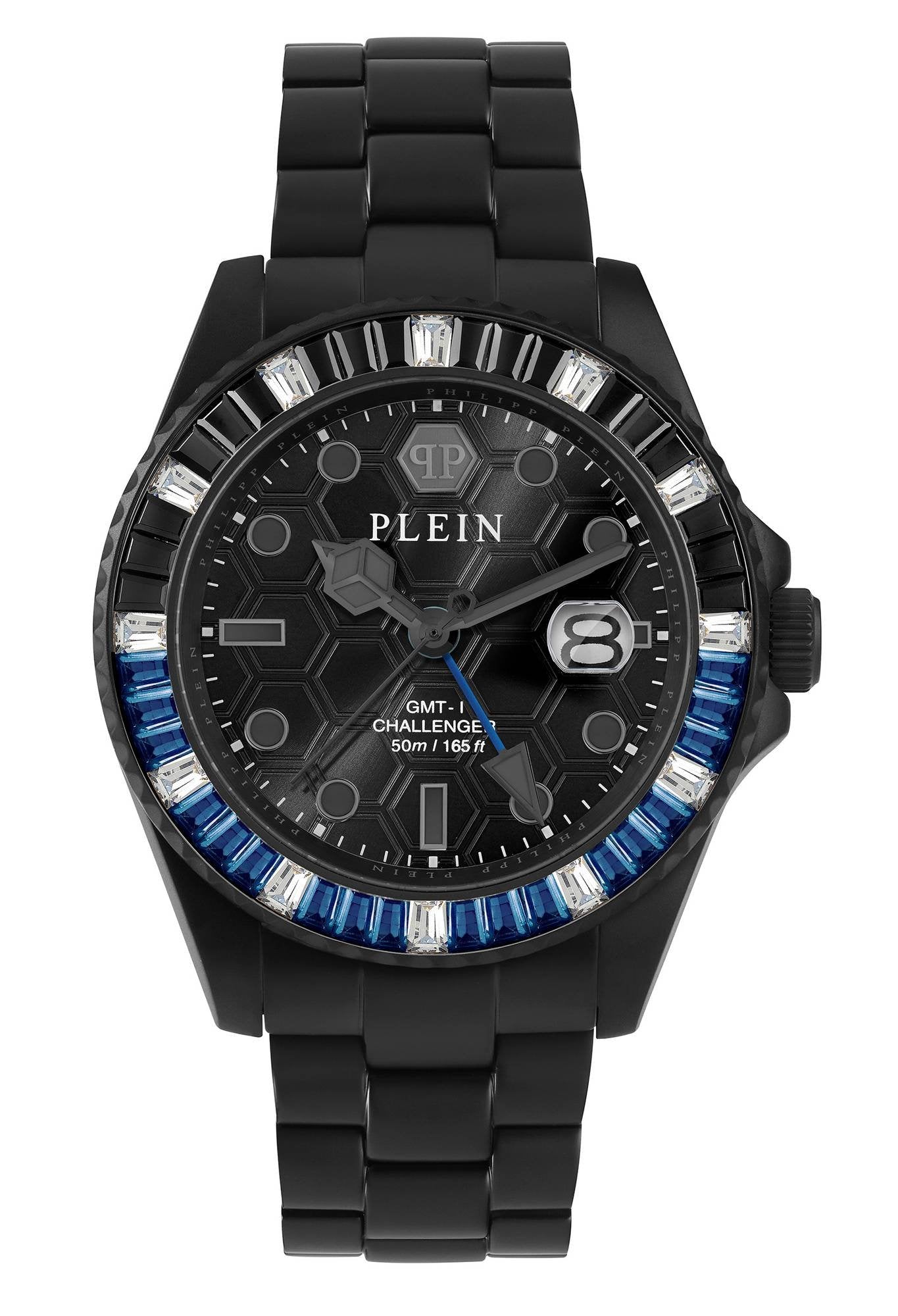 Philipp Plein Unisex Uhr GMT-I Challenger Baguettes