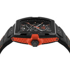 Philipp Plein Herrenuhr Automatik The Skeleton 2.0 Schwarz, Orange PWJFA1326