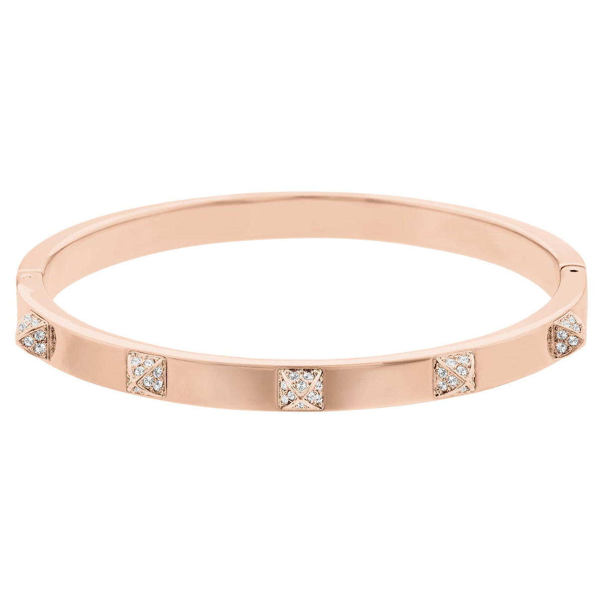Swarovski Armreif Damen Dextera Weiß Roségoldfarben 5098834