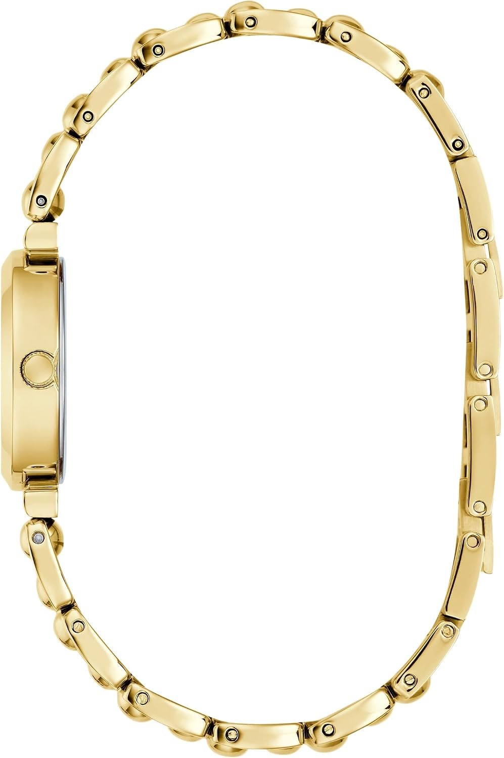 Guess Armbanduhr Damen Gold-Tone Beaded Analog Watch (Leena) Gold GW0994L2