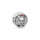 Pandora Charm Damen Santa Star and Gift Silber 796364CZ