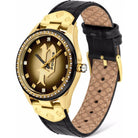 Police Armbanduhr Quarzuhr Damen PONGUA Gold Schwarz PL.16029MSGB/02