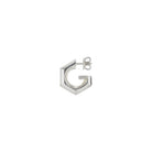 Gucci Ohrringe Damen Hoop Silber 925 Geometric G Creolen 814904-J8400-8106