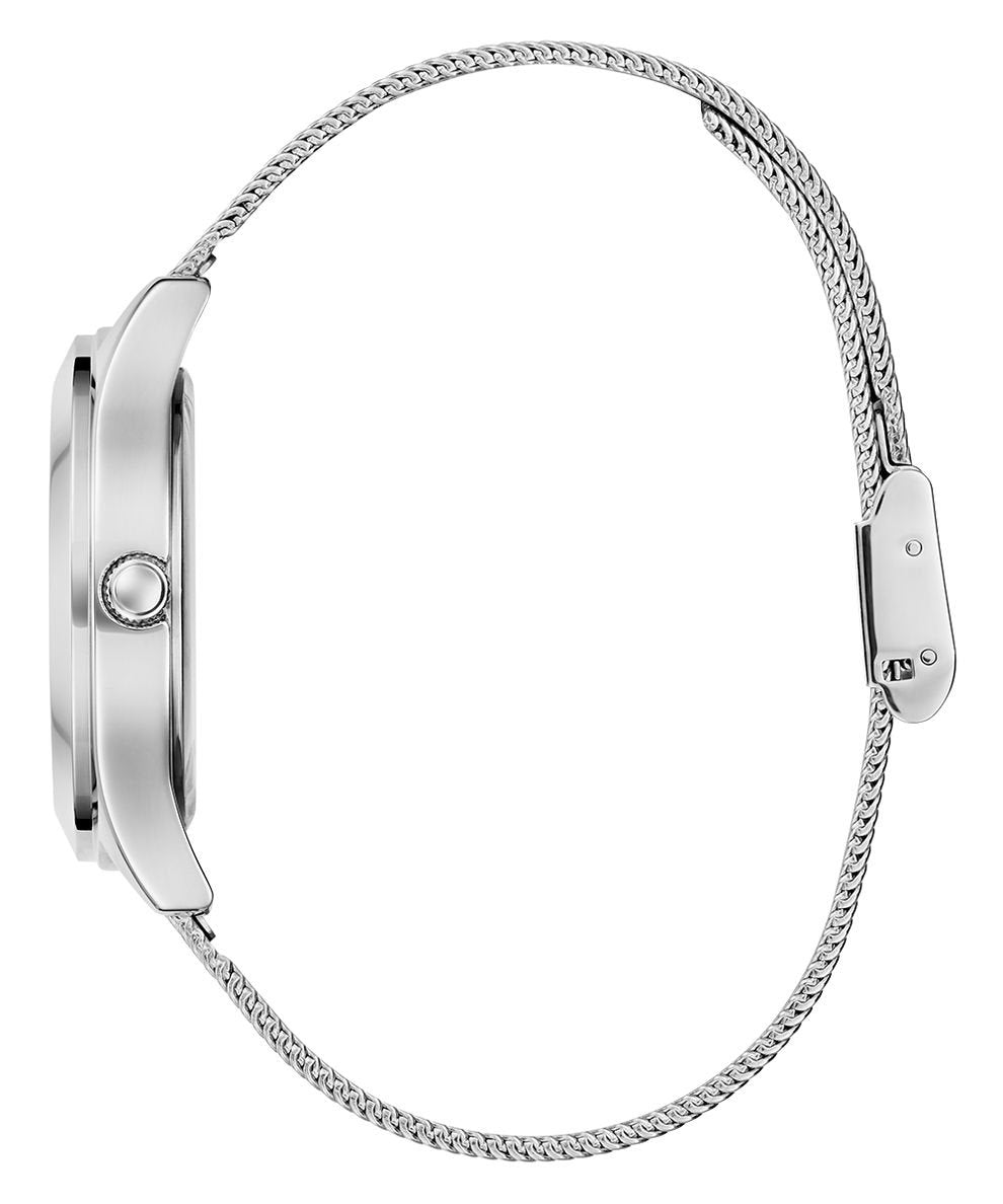 Guess Damen Armbanduhr silber GT GLITZ PLAQUE GW0835L1