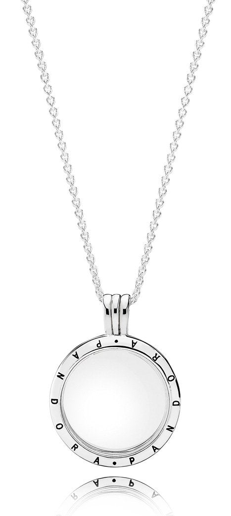 Pandora Halskette Damen Floating Locket Medaillon Silber 590529-60