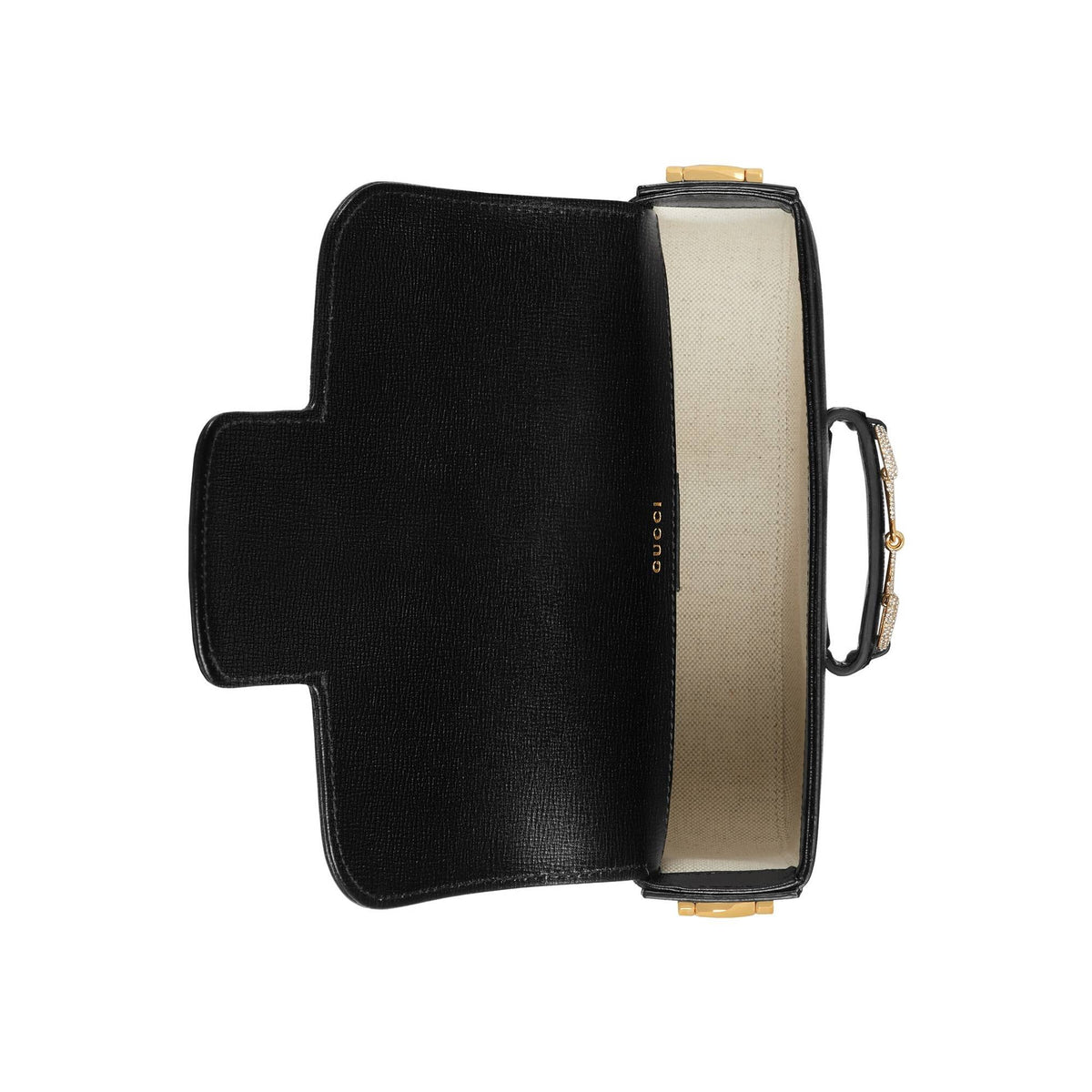 Gucci Handtasche Damen Gucci Horsebit 1955 Mini Shoulder Bag Schwarz 675801-AACSV-1155