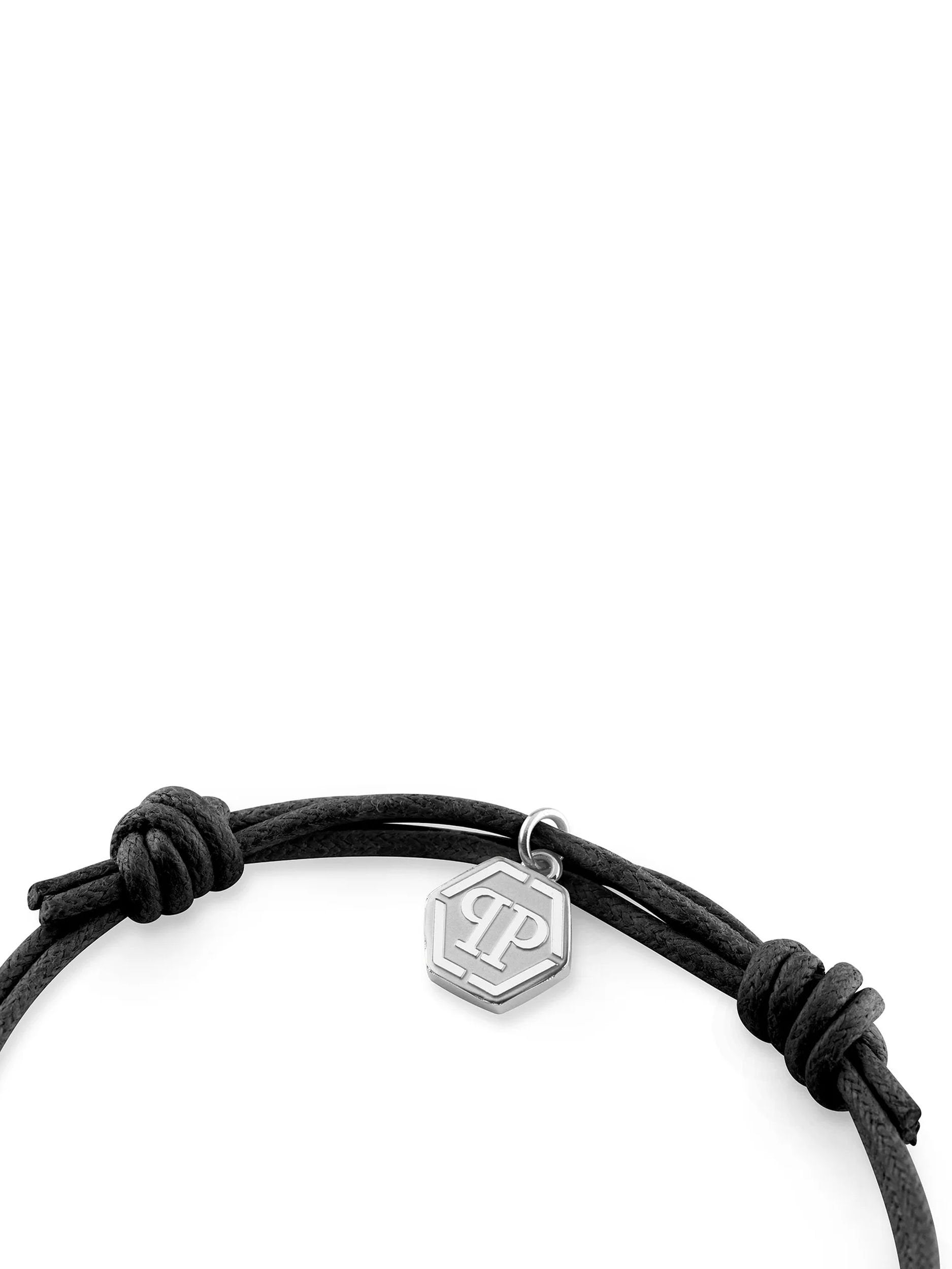 Philipp Plein LINKED Damen Armband schwarz Textil PJYEA17BU