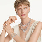 Swarovski Halskette Unisex Constella Verschiedene Schliffe Weiss 5732249