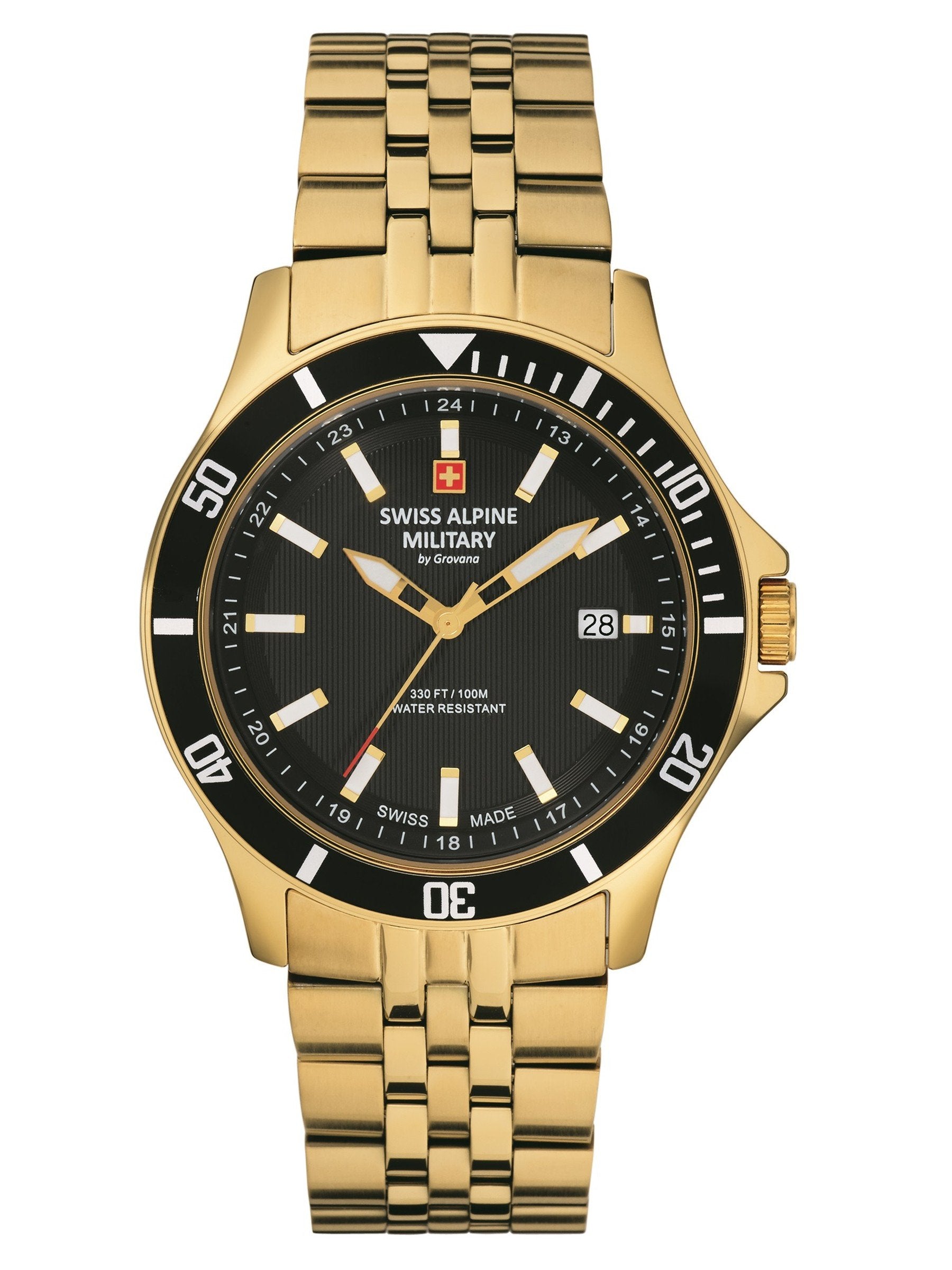 Swiss Alpine Military Herren Armbanduhr Taucheruhr 7022.1117