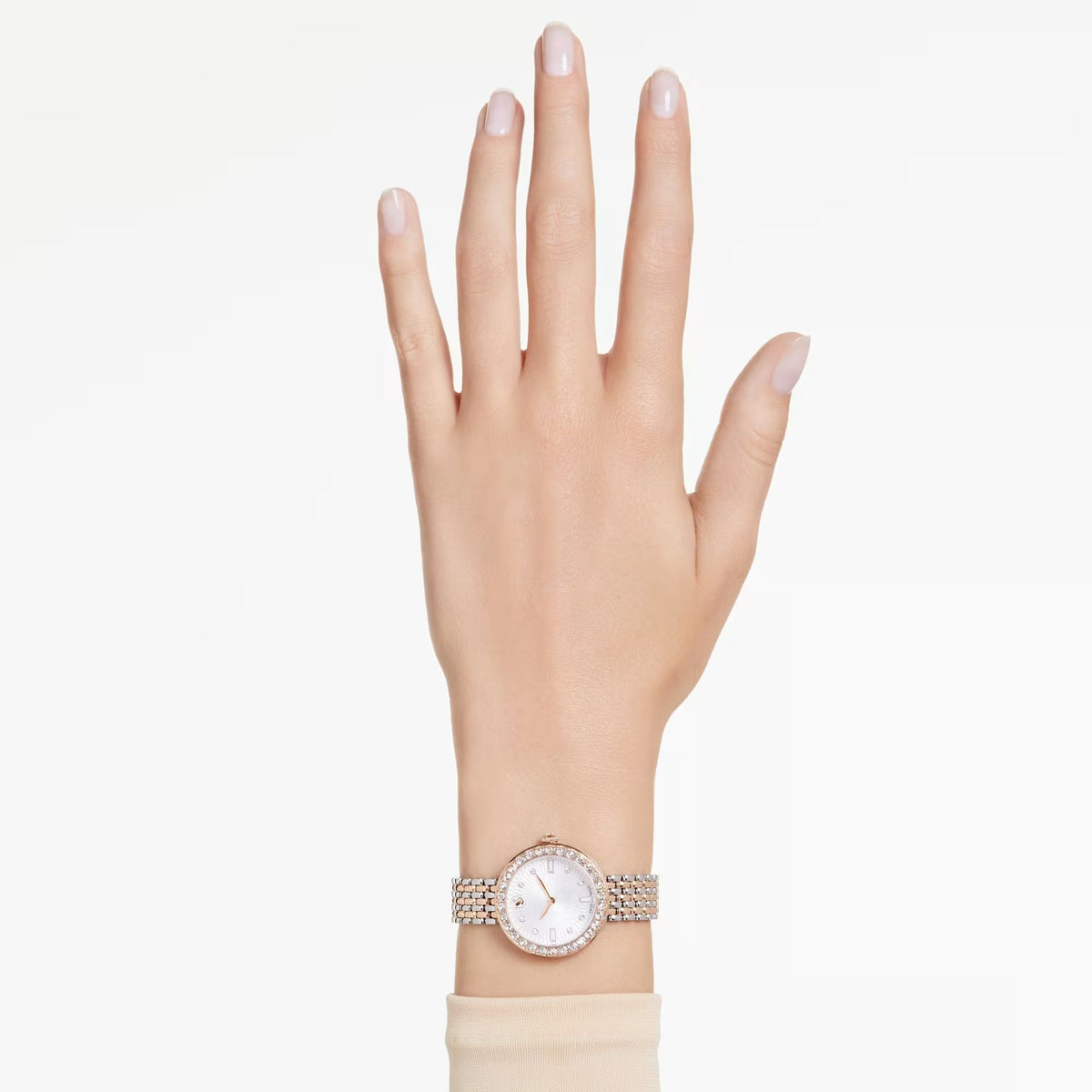 Swarovski Armbanduhr Damen Matrix tennis 7-link rosé bicolor 5672971