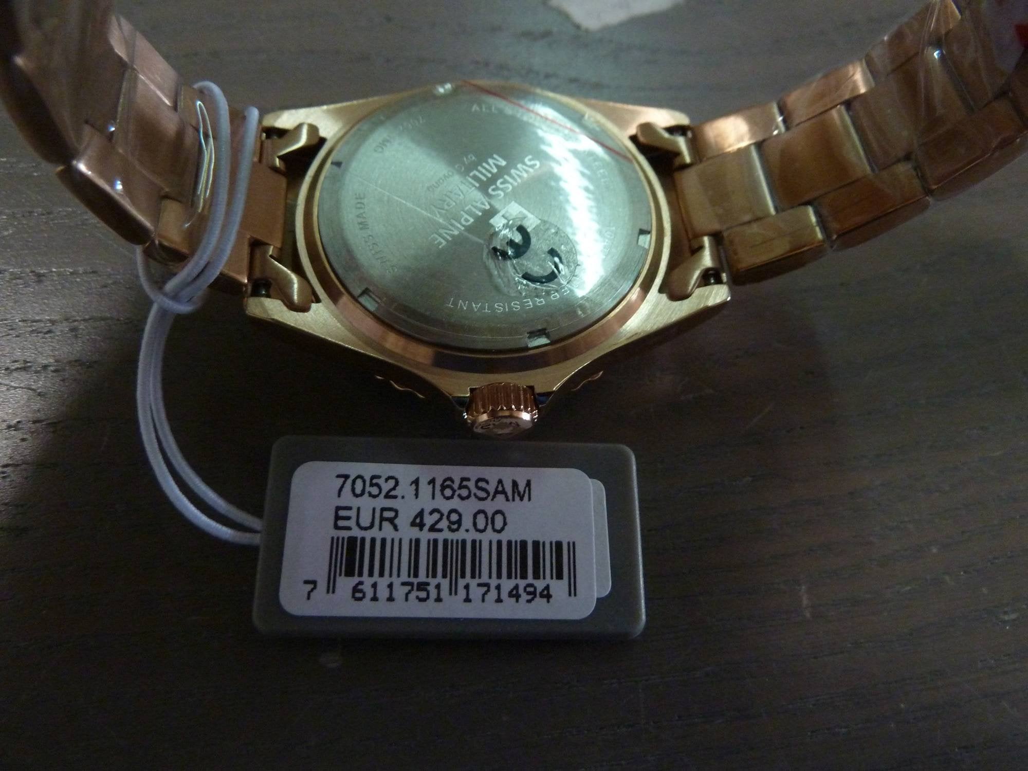 Swiss Alpine Military Herren Armbanduhr 7052.1165