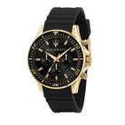 Maserati Herren Armbanduhr  Sfida 42 mm Chronograph Armband Silicone R8871640001