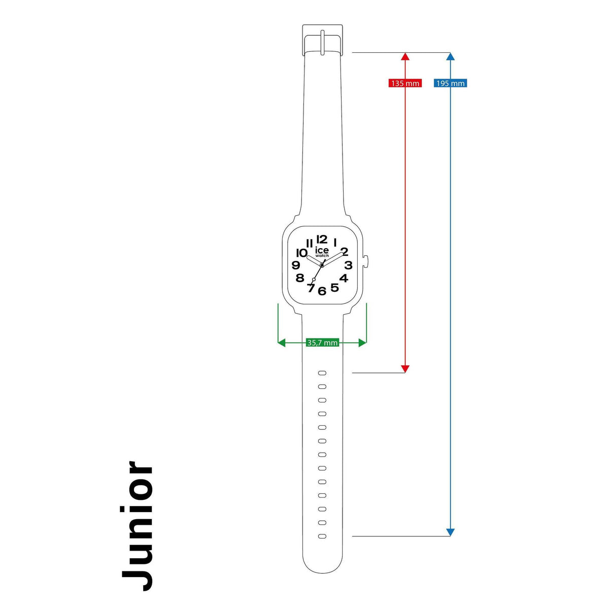 Ice‑Watch ICE smart junior 2.0 Pink Kinder‑Smartwatch 1,75″ Display Bluetooth